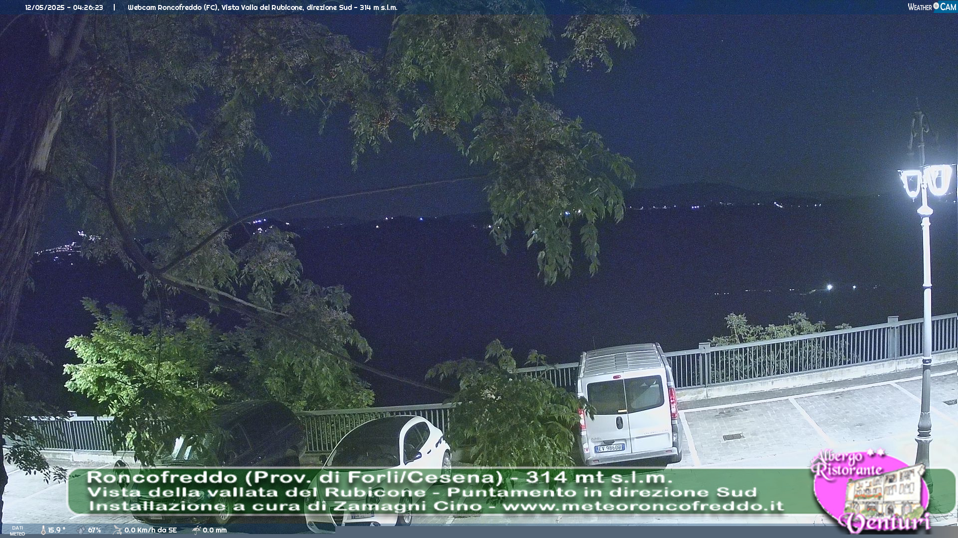 immagine della webcam nei dintorni di Forlì: webcam Roncofreddo